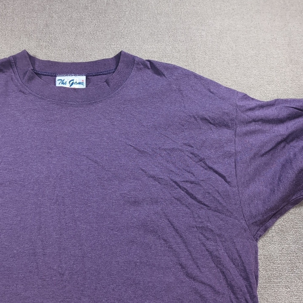 Vtg The Game Single Stitch‎ One Size Fits All ( XL - 2xl ) Purple Excellent USA